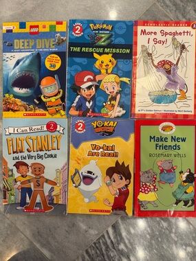 Scholastic Kids Book Bundle - Assorted Colorful Covers